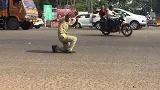 Funny Traffic Man Bhubaneswar Feat. Benudhar | Khandagiri Traffic