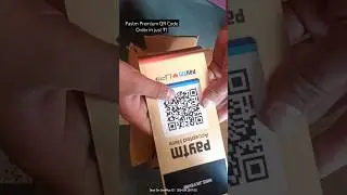 Paytm Premium QR Code order in just ₹1 #paytmqr #paytm #qrcode