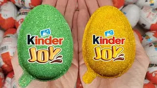 Satisfying Video | Unpacking Yummy Kinder Joy & Kinder Surprise Chocolate Eggs ASMR Candy Opening