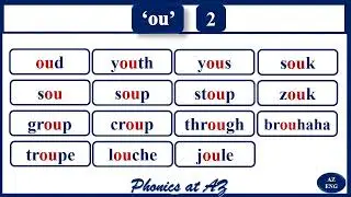 HOW TO READ DIFFERENT 'OU' WORDS FOR STUDENTS (EASY PHONICS FOR TEACHERS AND STUDENTS)