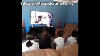 Fans Watching Malome Kat's videos on TV with family.. Movement #WatchingMalomeKatWithFamily