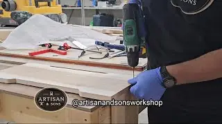 Watch This Console Table Come to Life, (A Wooble Free Table) #consoletable #shorts #woodworking #diy