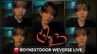 🔴 [ENG SUB] BOYNEXTDOOR Jae Hyun Weverse Live | 성호, 운학, 리우, 재현, 이한 #jaehyun #boynextdoor