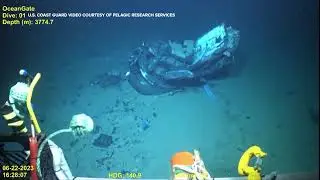 TROVATO sottomarino TITAN rottami implosione