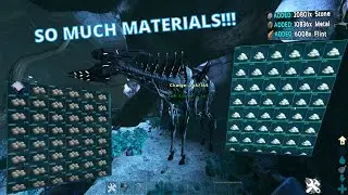 The Best Way To Harvest ANYTHING! - ARK Stryder Excavation rig