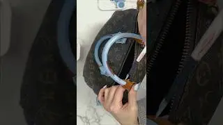 revival upcycle: painting 1983 lv speedy 30 from junk to custom vintage #asmr #diy #louisvuitton