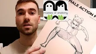 Masters of Anatomy book 4 review Female Action Poses unboxing & demo