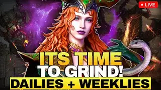 LIVE: Friday Grind Time! Dailies & Weeklies! Did You Summon? |🔥#WoR