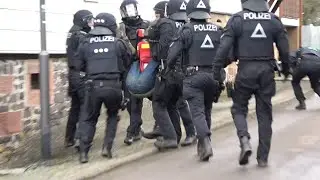 DANNENROD: Erneut AUSEINANDERSETZUNGEN zwischen Aktivisten und Polizei
