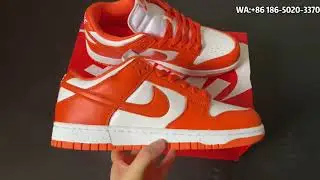 Nike SB Dunk Orange Syracuse Details Review