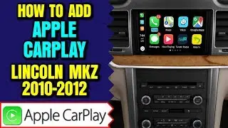 Lincoln MKZ Apple CarPlay Android Auto 2010-2012 Lincoln MKZ Sync Navigation HDMI Camera Mirroring