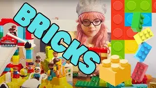🧱🏰Creative PLAY with BRICKS! Building Time! Ayu and Gigi | For Toddlers / Kids