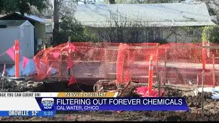 Crews from Cal Water working on installation of new treatment systems in Chico to tackle presence of