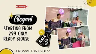 Ellegant Handlooms #saree #ಸೀರೆ #BasaveshwarNagar #blouse @itsellegant 