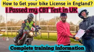 I Passed my CBT Test / Complete information Bike licenses Pass  In UK / How to Get your bike License