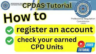 How to register and check your CPD units