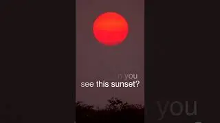 Have you ever seen such a red sun setting? African Sunsets are the best!