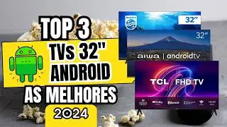 Top 3 Melhores Smart Tv 32 Polegadas Android de 2024! Black Friday
