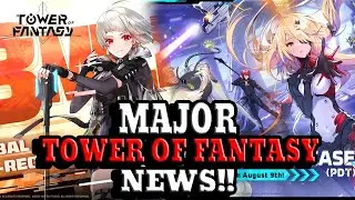3 MILLION PRE-REGISTRATIONS FOR TOWER OF FANTASY! MORE REWARDS INCOMING!!