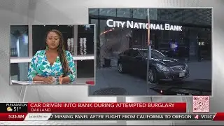 Vehicle rammed into Oakland bank in attempted robbery