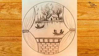 How to draw beautiful environment looking from windows. #howtodraw #environment #windows #sketch