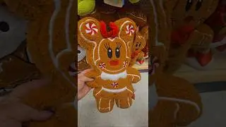 Disney Christmas Gingerbread Pillows from #HobbyLobby #disney #disneyshopping #disneychristmas