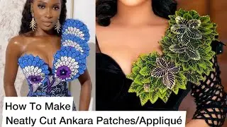 How to make beautiful and neatly cut Ankara patches/appliqués (two methods)