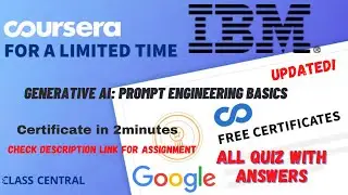 Generative AI: Prompt Engineering Basicsr, All Quiz Answers #azuretutorials #answers #course