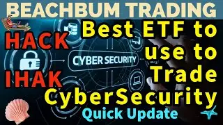 Best ETF to use to Trade Cyber Security | HACK | IHAK ETFs | Quick Update