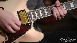 D'Angelico Limited Deluxe DC in Rose Gold Matte Finish
