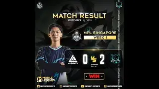 [English] Impunity SG vs ALMGHTY | MPL SG S2 Week 1 Day 1 Highlight | Mobile Legends