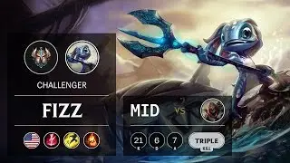 Fizz Mid vs Zed - NA Challenger Patch 9.9