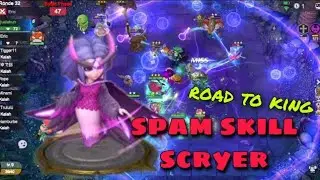 AUTOCHESS best build spam skill SCRYER {road to king}