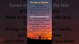 Taylor Swift - The Fate Of Ophelia (Lyrics) #songlyrics