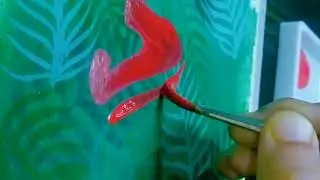 palm leaf 🍃 painting | arabic calligraphy | #palm #forest #lionface  #calligraphy #calligraphyart
