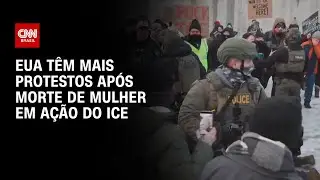 Estados Unidos têm novos protestos, após morte de mulher pelo ICE | BOLETIM CNN