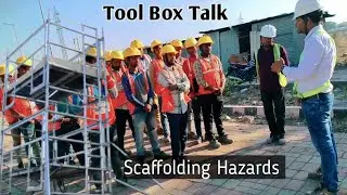 Toolbox talk safety training || Scaffolding Hazards and Precautions