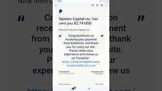Dollarclix proof of payment