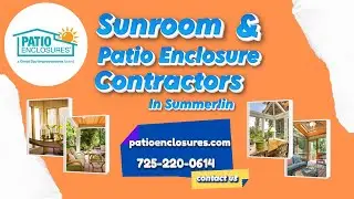 Sunroom & Patio Enclosure Contractors In Summerlin | Patio Enclosures Summerlin