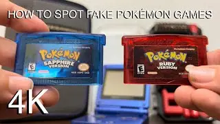 How To Spot A Real vs Fake Pokemon GBA Game