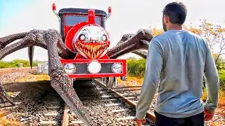 LIVE CHOO CHOO CHARLES HORROR TRAIN #shortslive #granny