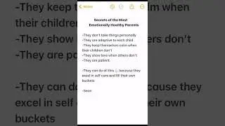 Secrets of the Most Emotionally Healthy Parents