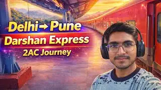 Delhi-Pune Train Journey || Darshan Express|| 2nd AC Private Cabin😍 Part 1