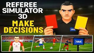 Referee Simulator 3D ⚽🟥 | Football Match Official Gameplay (Android)