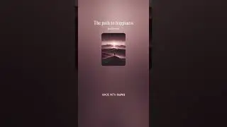 The path to happiness