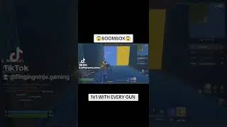 BOOMBOX Tutorial! | 1V1 WITH EVERY GUN | #shorts #fortnite #gaming