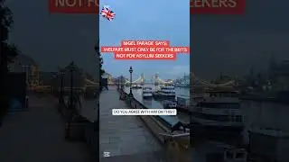 NIGEL FARAGE SAID: WELFARE IN THE UK 🇬🇧 MUST ONLY BE FOR BRITS