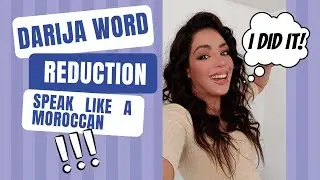 How to Speak Darija Faster & Better words reduction #darija #shorts #moroccanarabic
