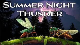 Summer Night Thunder: Lightning & Insect Serenade