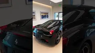 Check out this black Ferrari 458 coupe!!!